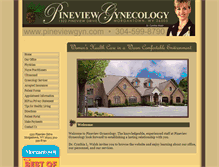 Tablet Screenshot of pineviewgyn.com